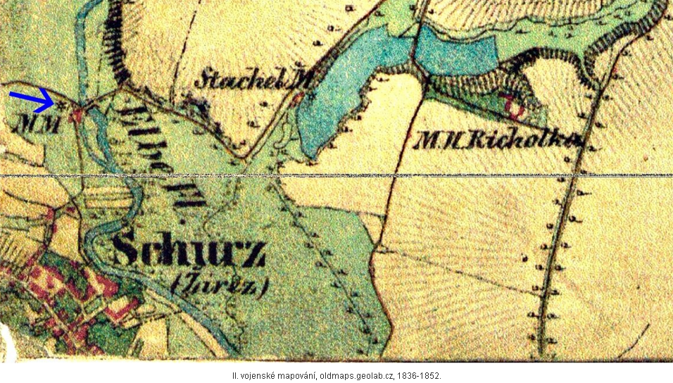 II. vojensk� mapov�n�, oldmaps.geolab.cz, 1836-1852
